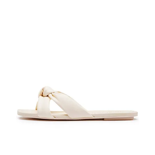 stuart weitzman Flat-sole Leather Mules