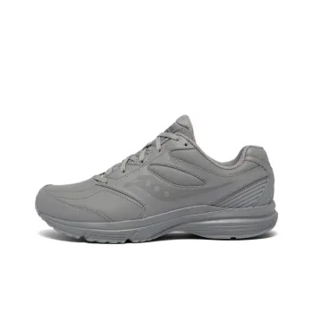 Saucony Integrity Walker 3 Cushioning Abrasion Resistant Breathable Low Top Running Shoes Men's Light Gray