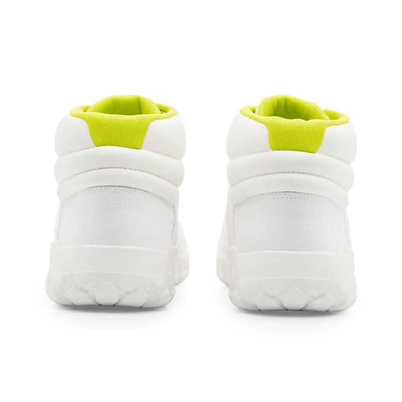 CAT Hex + Mid Canvas CODE Lightweight High Top Outdoor Shoes Unisex White-3
