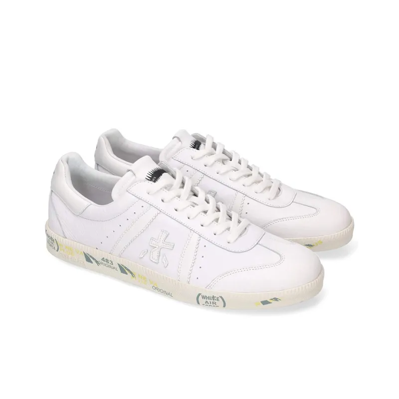 PREMIATA Stylish Skateboarding Shoes Men's White-3