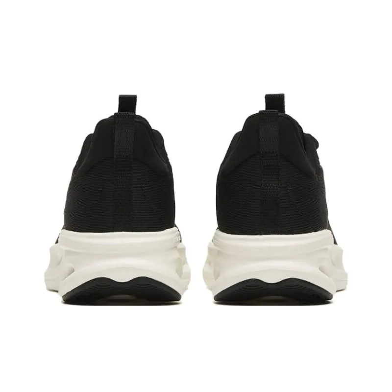 Anta Anti Slip And Wear Resistant Lightweight Low Top Running Shoes Women's Black White-2