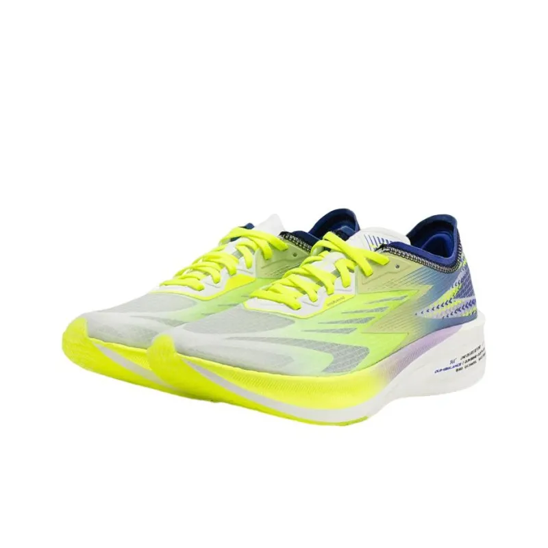 361° Feiran Flame CQT Low Top Running Shoes Men's White Yellow-2