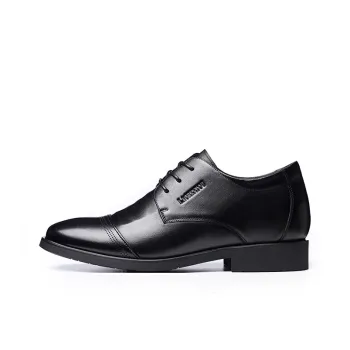 LAORENTOU Dress Shoes Men Low Top Black