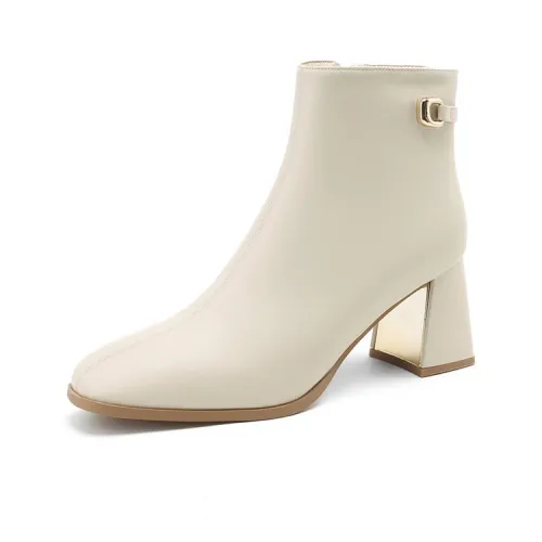 JOSINY Ankle Boots Women's Off White