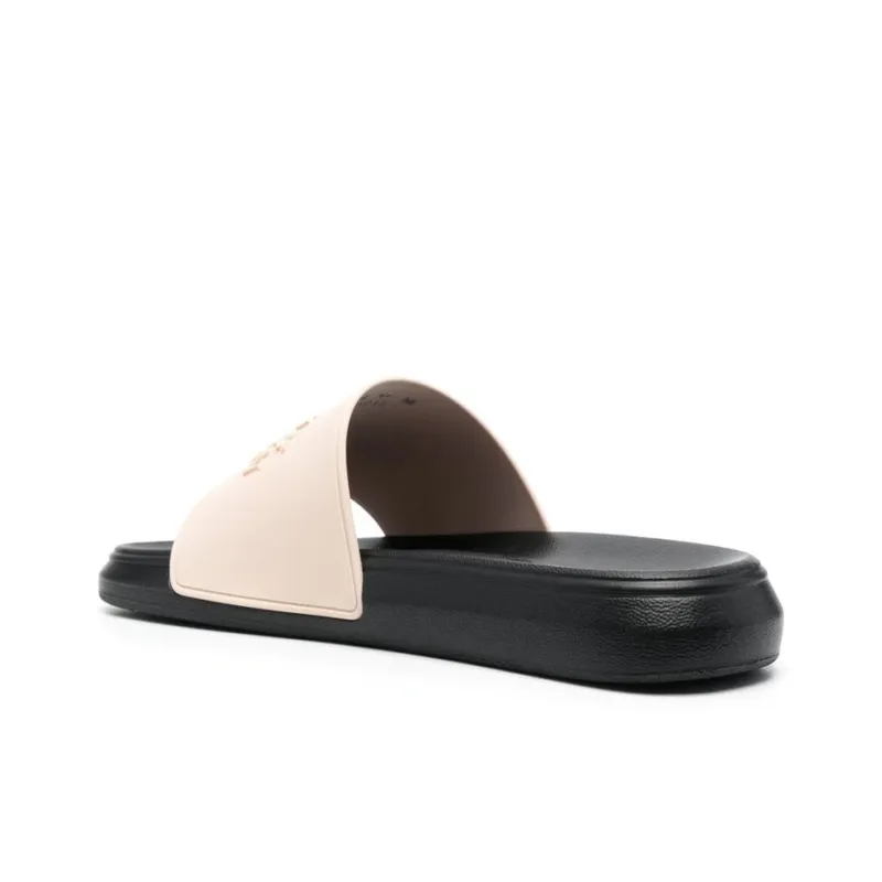 Alexander McQueen Odor Resistant Slide Slippers Men's Light Beige-3