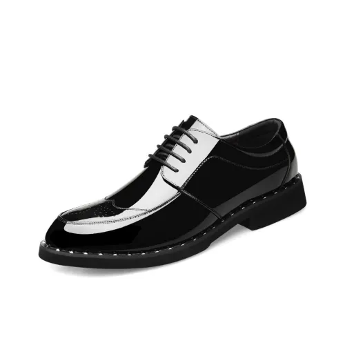 Batotem Dress Shoes Men Low-Top Black