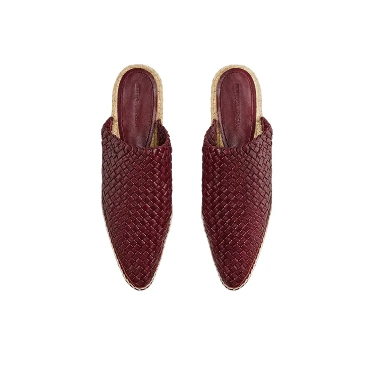 Bottega Veneta Wrap toe Slippers Women's Red-1