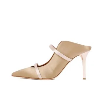 Malone Souliers Maureen Wrap-toe Slippers Women's Beige