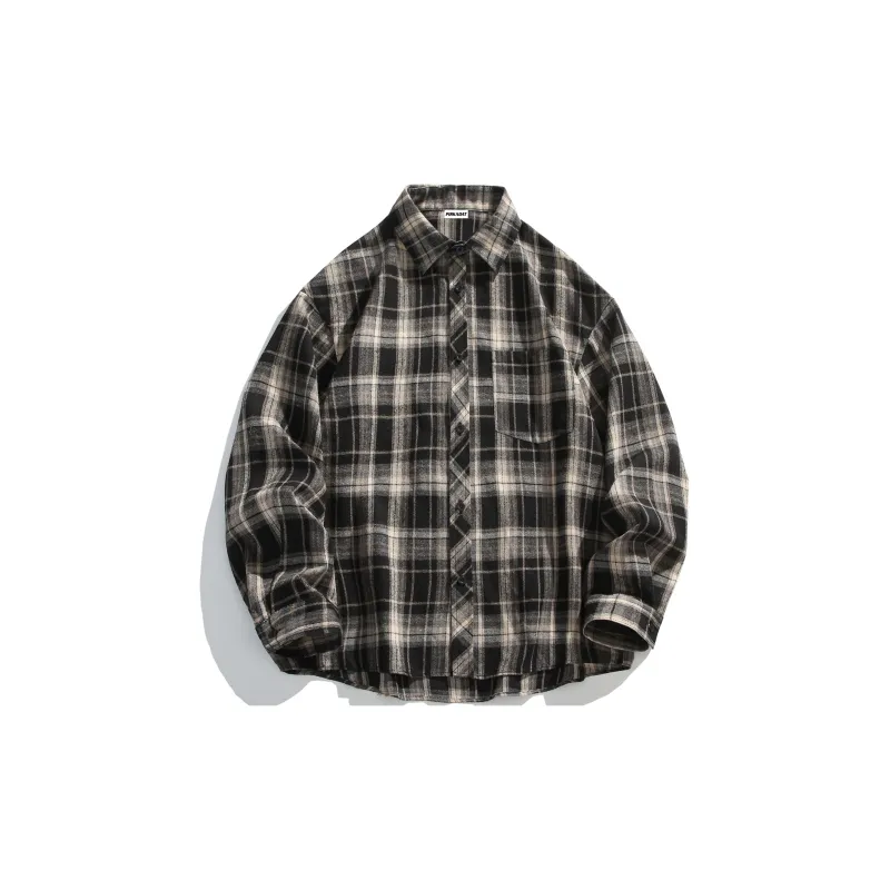 PAINT STAIN Long Sleeved Shirt Unisex-5