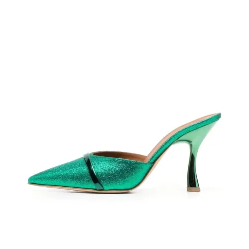 Malone Souliers Wrap-toe Slippers Women's Green