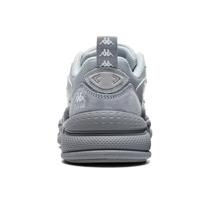 Kappa Series Chunky Sneakers Unisex Low Top Mineral Gray-4