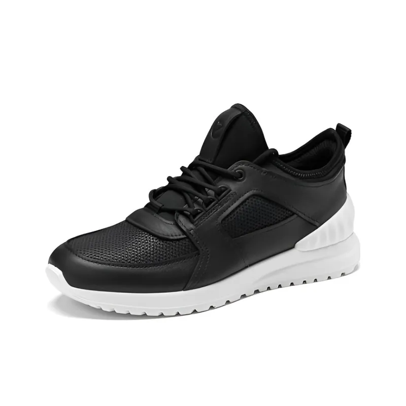 Ecco Low Top Casual Shoes Men's Black-1