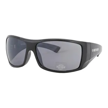 Harley Davidson Plastic Square Sunglasses Men's Black