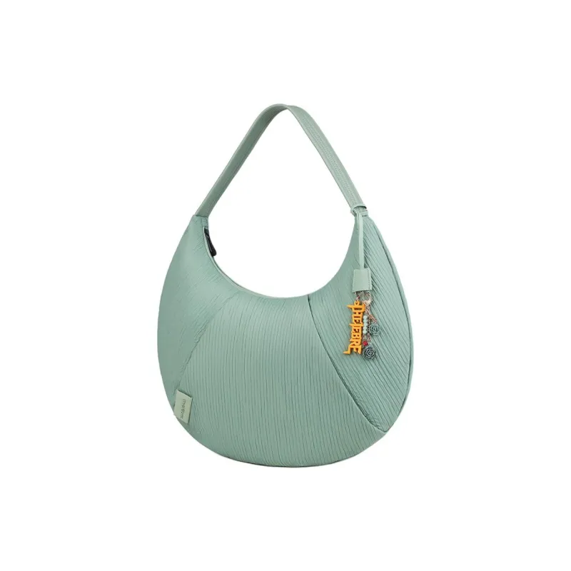 Thereble Fabric Crescent Bag Tote Shoulder Bag Handbag Women's Black-18