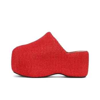 SIMON MILLER Quiet Quick Dry Wrap toe Slippers Women's Red