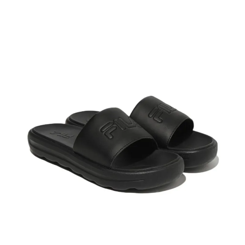 FILA Drifter V2 Large Logo Slides 'Black'-2