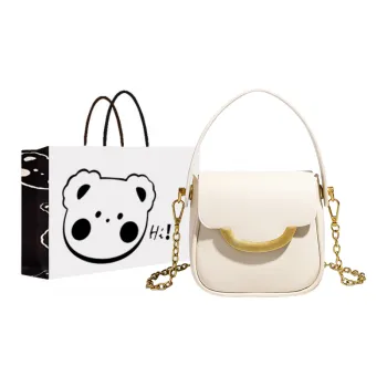 NX DOUGHNUT PU Shoulder Bags Handbags Regular Women's White