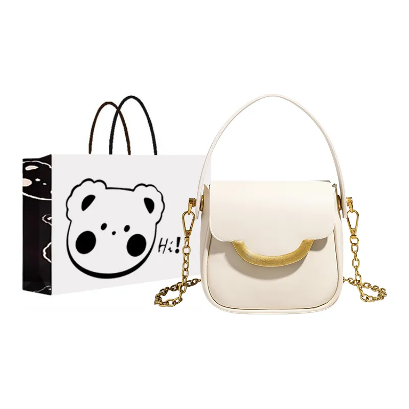 NX DOUGHNUT PU Shoulder Bag, Crossbody Bag, Handbag Regular Women's White-0