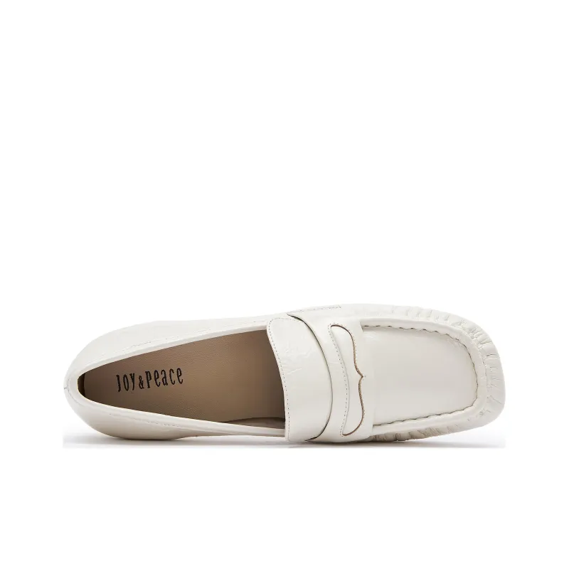 Joypeace Soft European Bag Loafers 5.5cm Women's-10