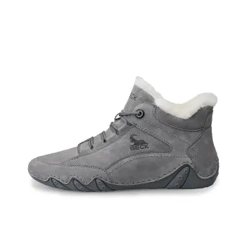 BECK Anti-Slip And Wear-Resistant Warm Mid-Top Casual Shoes