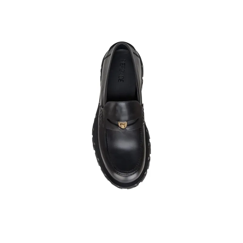 VERSACE Greca Portico Loafers-2