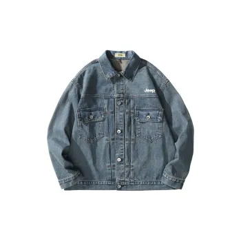 Jeep Jackets Unisex Vintage Blue