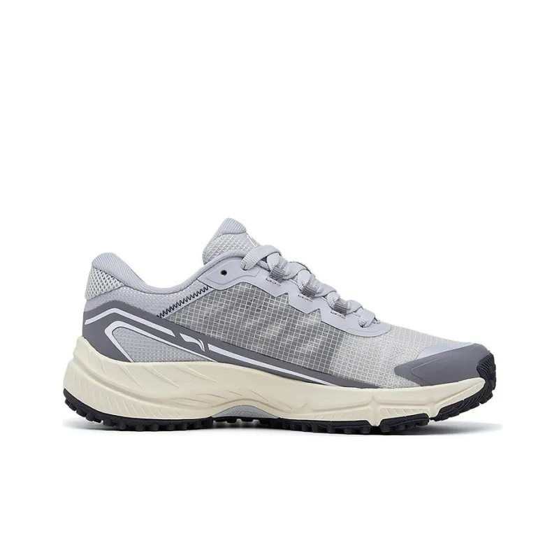 LiNing Yitai Lite Durable Breathable Low Top Running Shoes Women's Gray-1