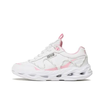 VERSACE JEANS Low Top Sports Casual Shoes Women's White Pink