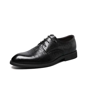 WEISHIBANGWEI Dress Shoes Men's Black