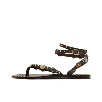 ZARA Strap Sandals Women's Brown