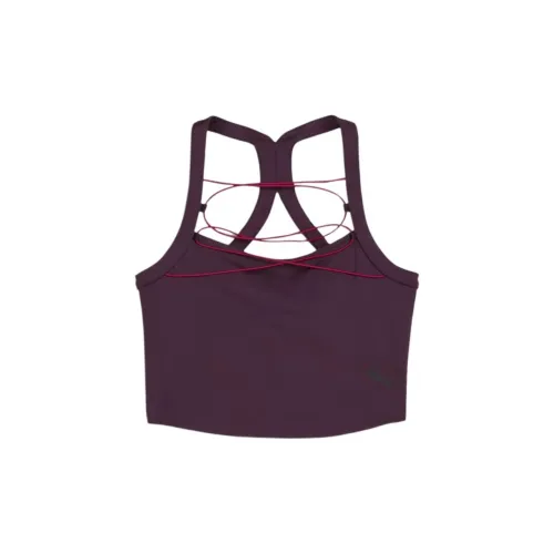 PUMA DARE TO Crop Tops Women's Midnight Plum