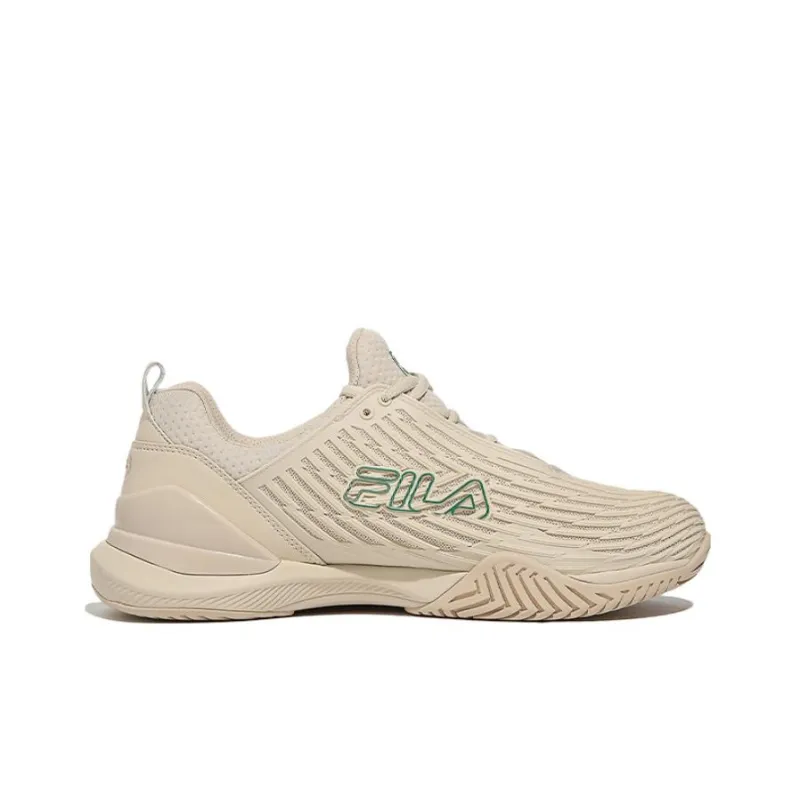 FILA SpeedSub T9 Speed Serve T9 Anti Slip Wear Resistant Low Top Tennis Shoes Unisex Brown Korean Style-1
