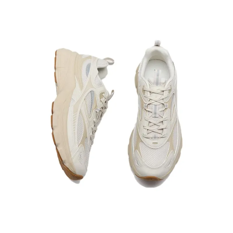 XTEP Enable Source 2000 Cushioned Slip-Resistant Low-Top Casual Shoes Men's Ecru-2