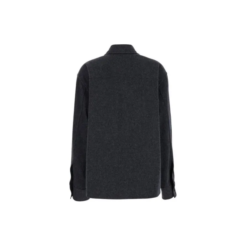JIL SANDER + Flannel Buttoned Overshirt-1