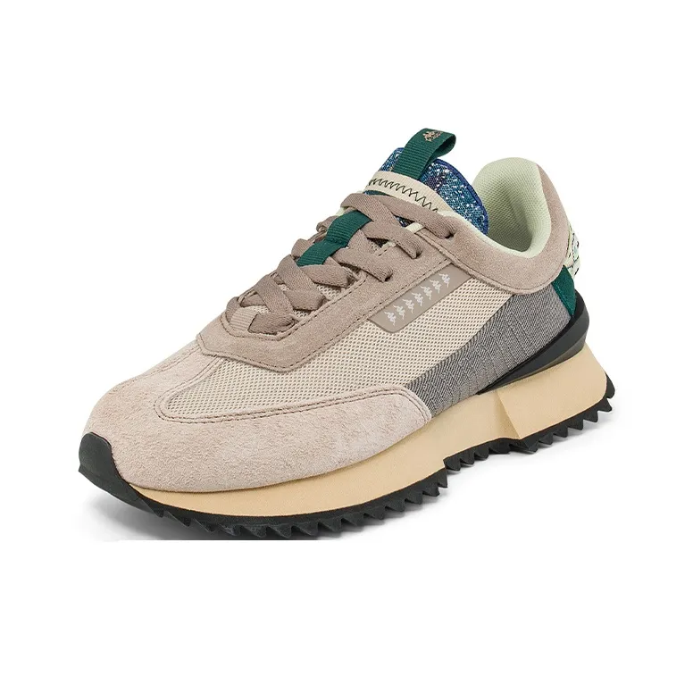 Kappa Cushioning Low-Top Casual Shoes Unisex Moody Gray-1