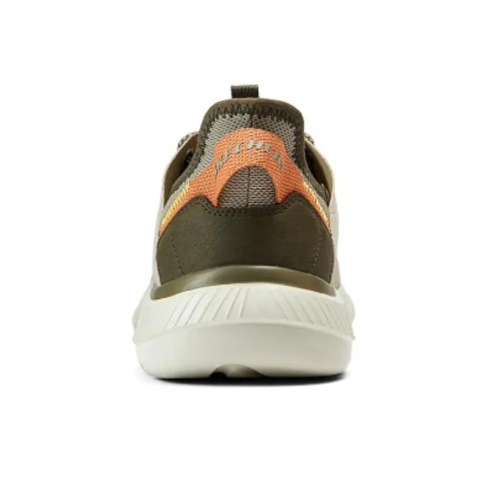 Skechers Cushioning Wear Resistant Breathable Coverage Support Rebound Mid Top Casual Shoes Men's Gray Green-5