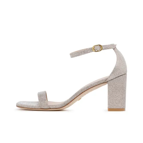 stuart weitzman Single Strap 85mm Leather Sandals