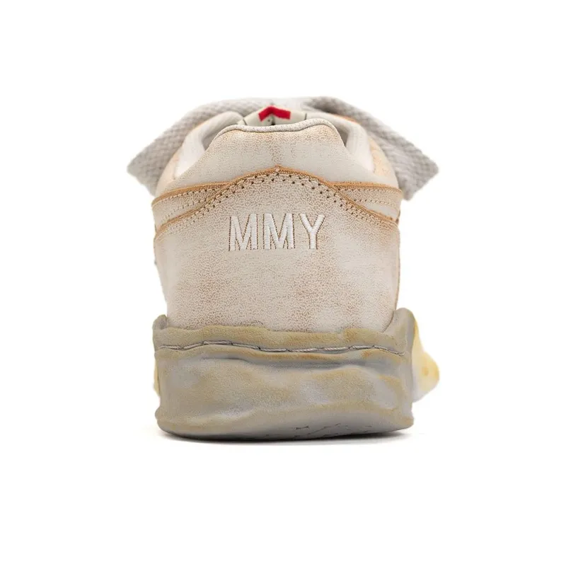MIHARA YASUHIRO Parker Faded effect Leather Sneakers-5