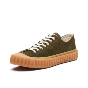 Excelsior Canvas Shoes Unisex Low Top Khaki