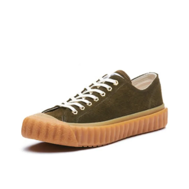 Excelsior Canvas Shoes Unisex Low Top Khaki-0