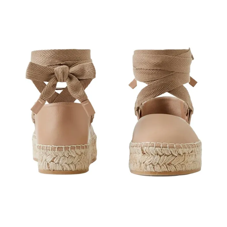 Burberry Casual Single Shoes Women's Nude-3