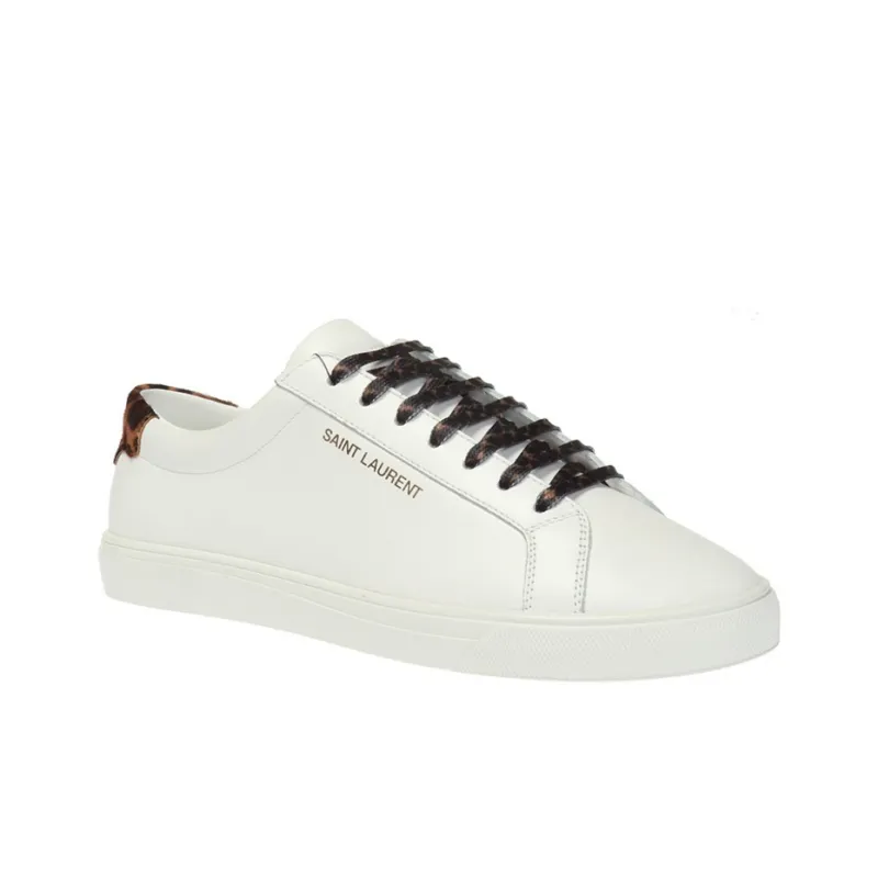 SAINT LAURENT Stylish Skateboarding Shoes Women's White-2