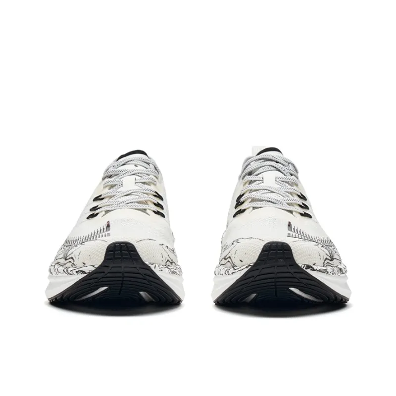 XTEP Cushioning Low Top Running Shoes Men's White Black-3