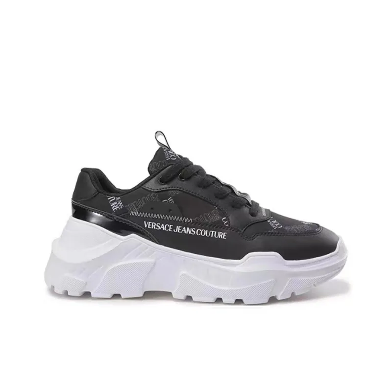 VERSACE JEANS Couture Versace Low Top Sports Casual Shoes Men's Black-1