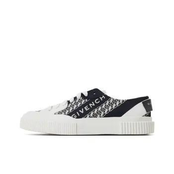 Givenchy Women's Tennis Light Sneaker 'Chain Logo   Navy'