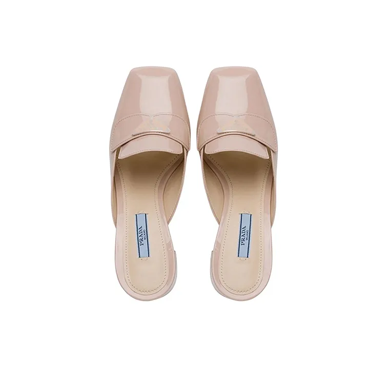 PRADA Odor-Resistant Wrap-toe Slippers Women's Pink-3