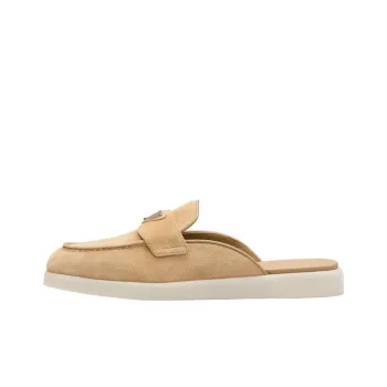 PRADA Suede Leather Mules