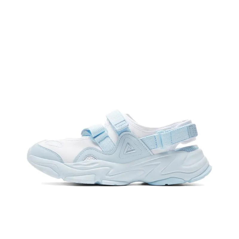 PEAK River Trekking Shoes Women's White Blue-0