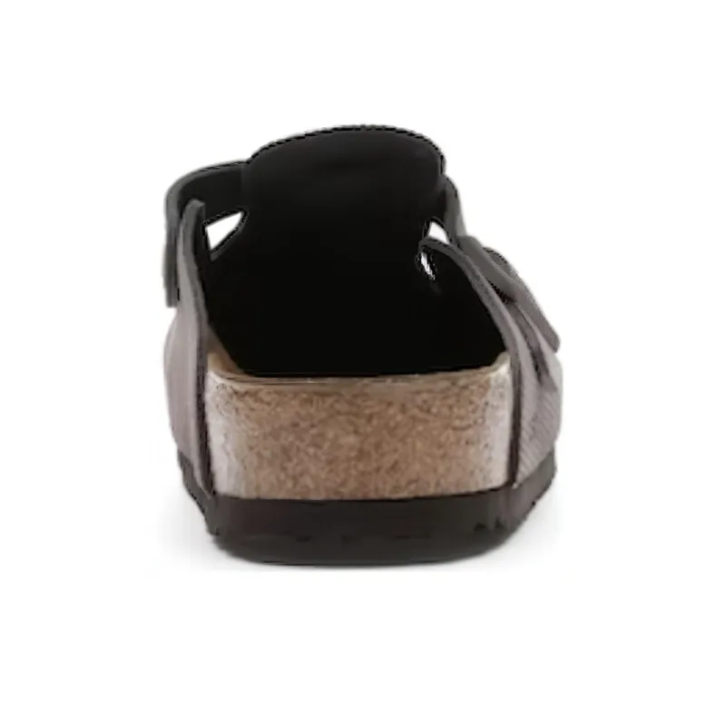 Birkenstock Boston Clogs Stussy Anthracite-3