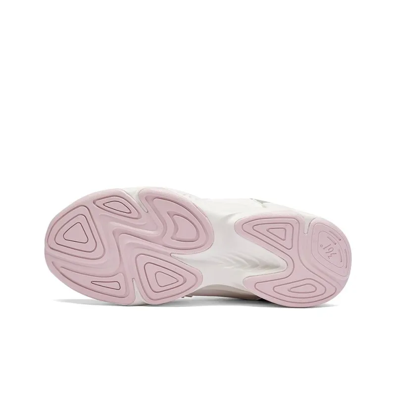 361° Anti Slip Wear Resistant Low Top Sports Casual Shoes Women's White Pink-4